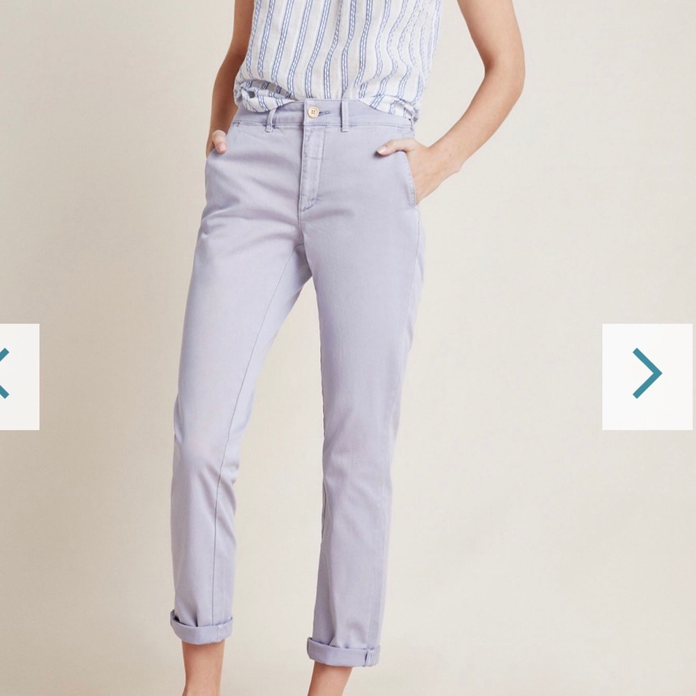 Anthropologie relaxed fit chinos